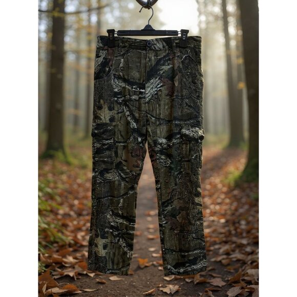 Realtree Staghorn Creek Camo Cargo Pants 32 Regular Fit 60% Cotton/40% Polyester - Picture 1 of 5